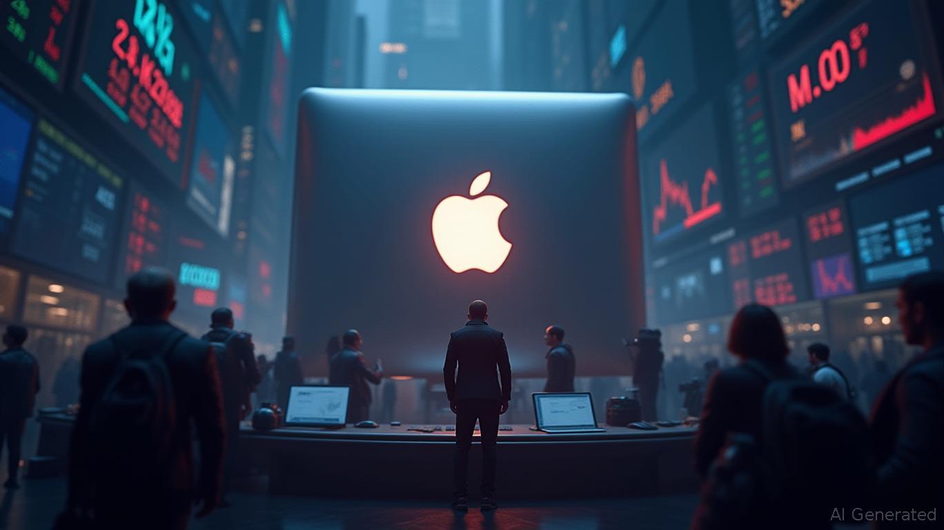 Apple's $10.53B Volume Secures 6th Liquidity Rank as Shares Dip 0.46% in Turbulent Market