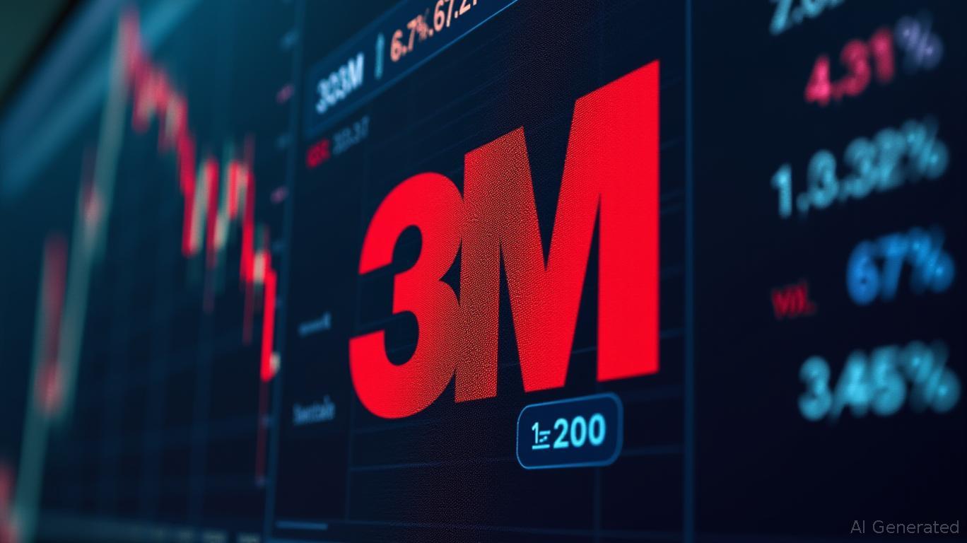 3M’s 1.75% Slide as $380M Volume Plummets to 293rd Market Activity Rank