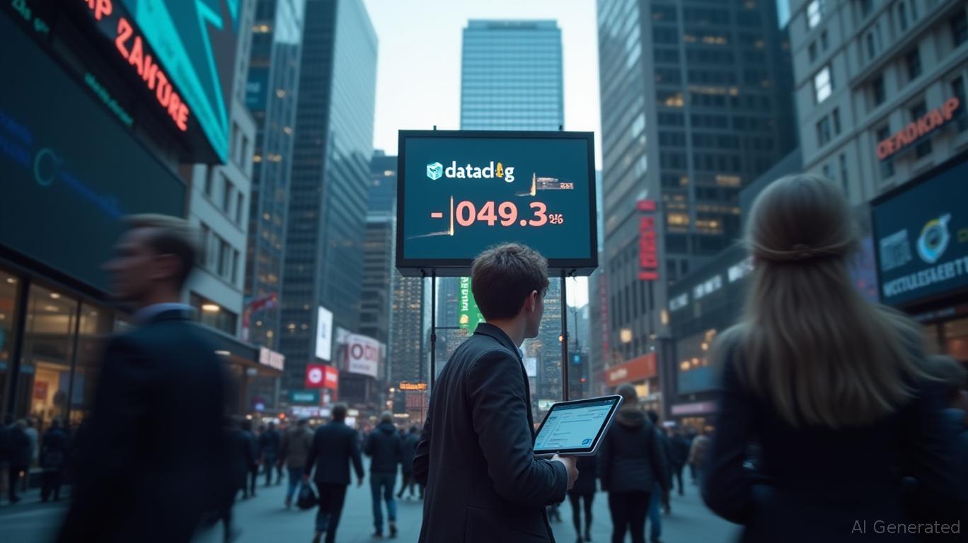 Datadog Shares Jump 7.23% on $1.2B Volume Surge Ranks 100th in Market Activity