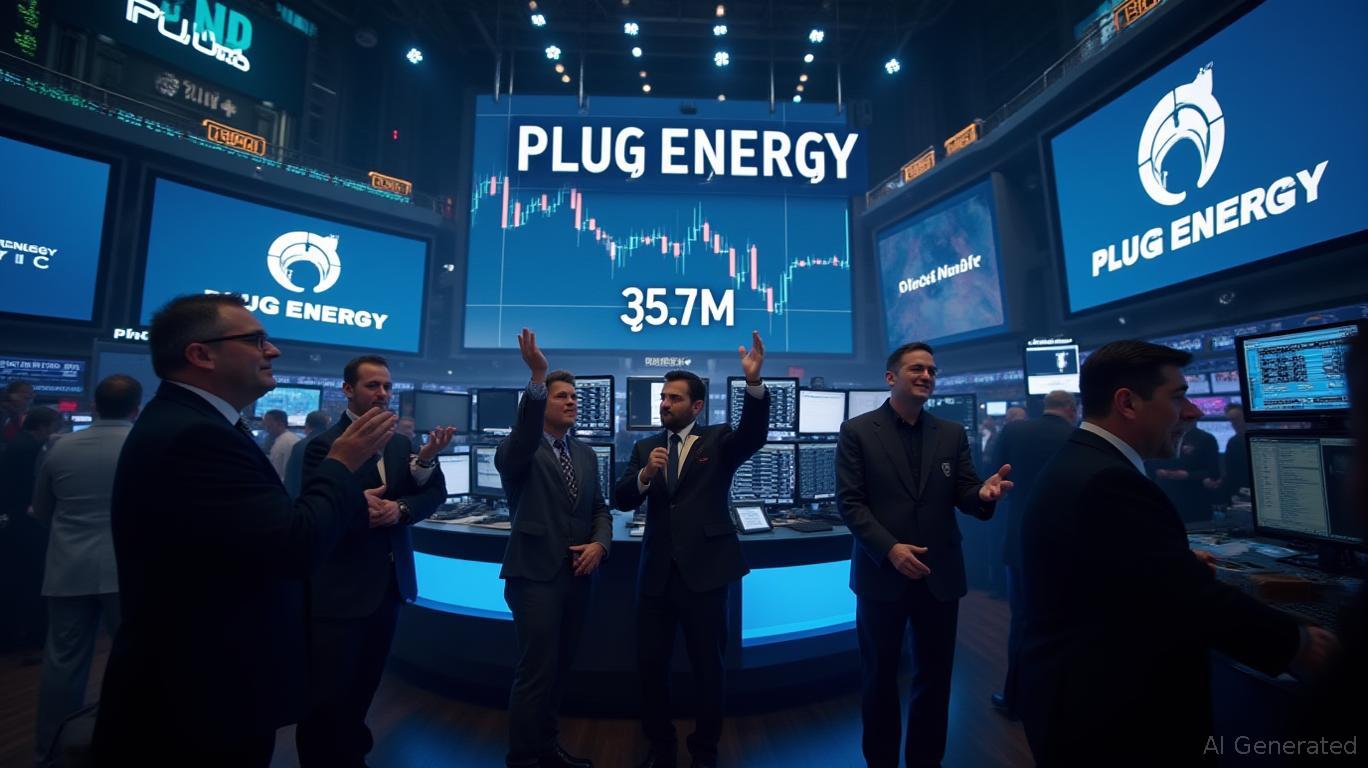Plug Energy Surges 25.75% on $580M Volume Spree Claims Rank 222 in U.S. Liquidity Race