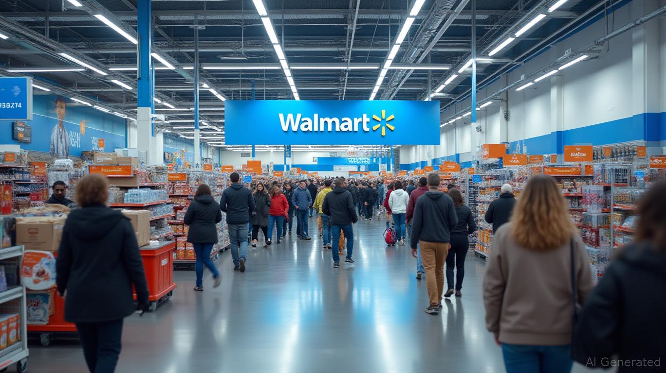 Walmart's 0.33% Drop and 66th-Ranked $1.4B Volume Highlight Retail Sector Shifts Amid E-Commerce Push and Inventory Adjustments